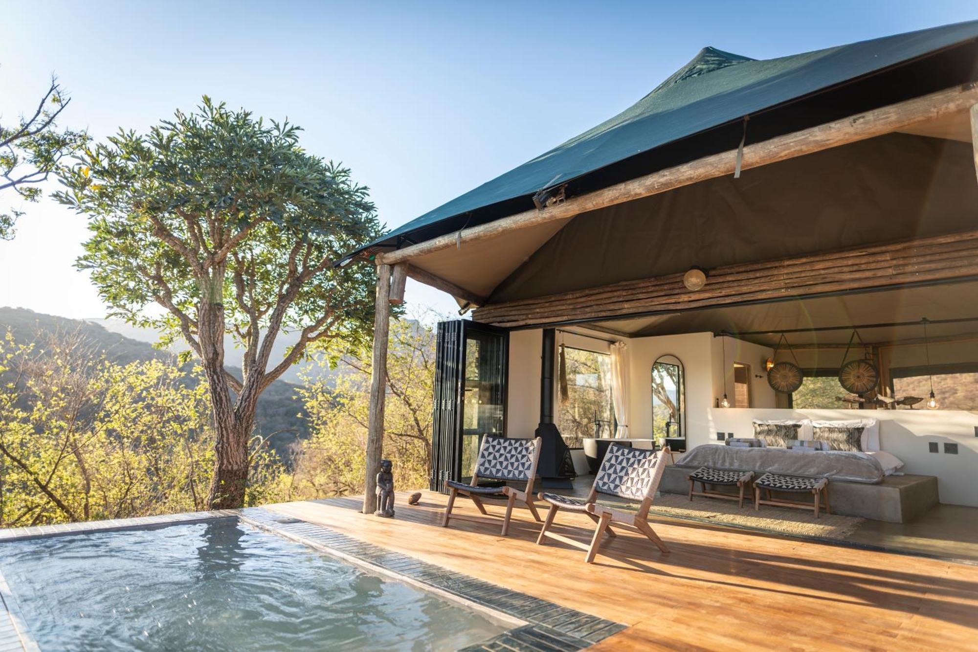Sasi Africa Luxury Tented Bush Lodge Bergville Exterior photo