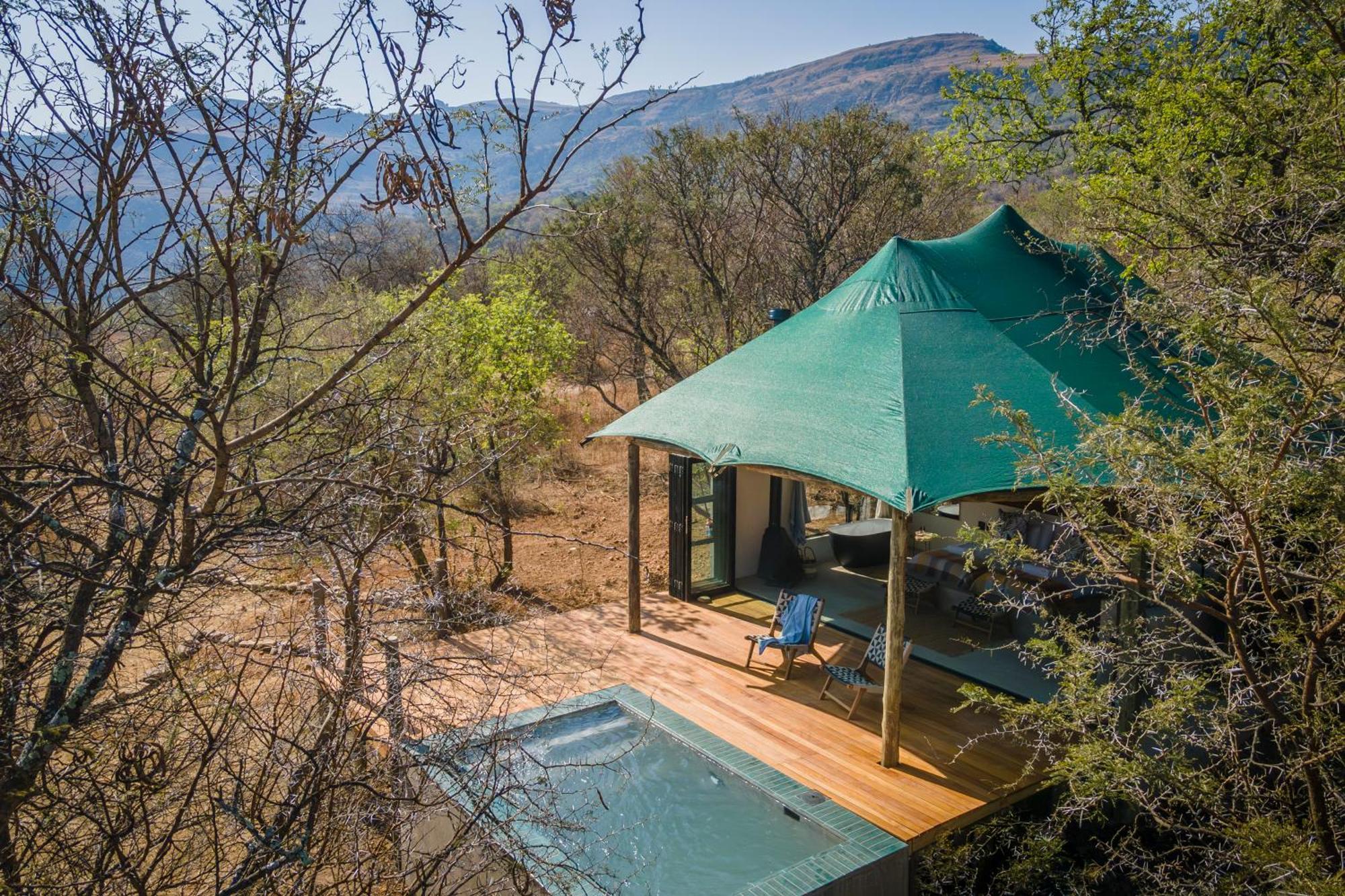 Sasi Africa Luxury Tented Bush Lodge Bergville Exterior photo