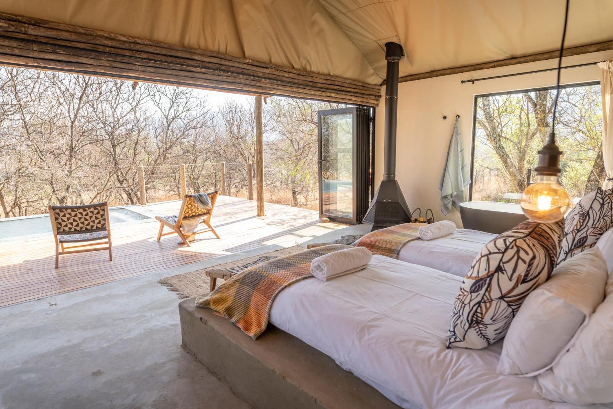 Sasi Africa Luxury Tented Bush Lodge Bergville Exterior photo